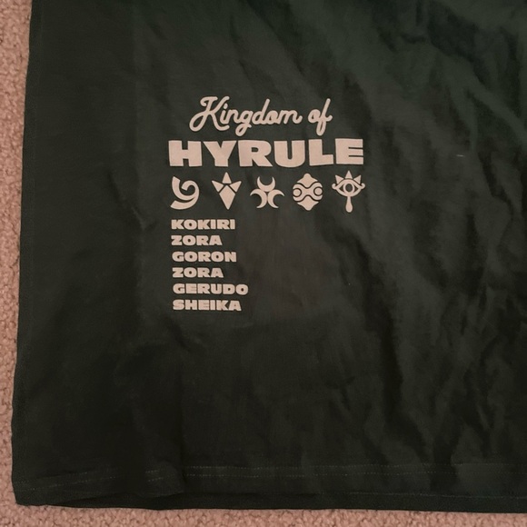 Zelda Green Graphic T-Shirt - Picture 4 of 6